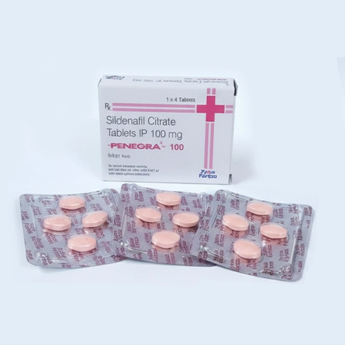 Penegra 100mg Tablets (Sildenafil) Pack of 4 Strip - Image 4